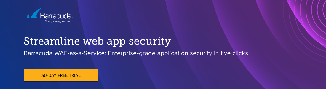 Barracuda WAF-as-a-Service. Start your free 30-day trial on AWS Marketplace